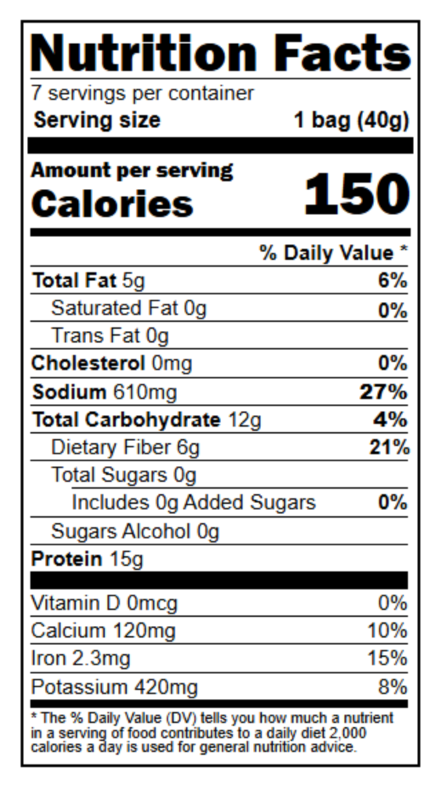 Sea Salt Vinegar Crisps