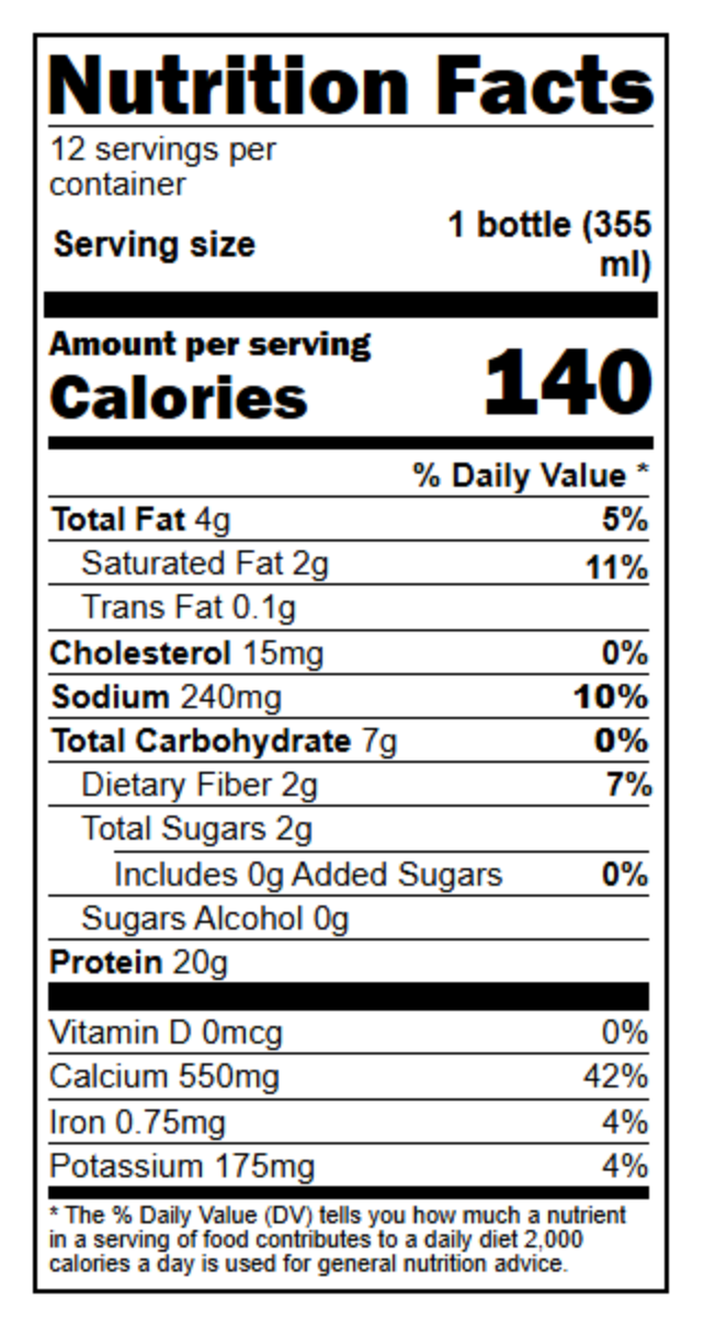 Ready-to-Serve Cappuccino Shake- 12oz