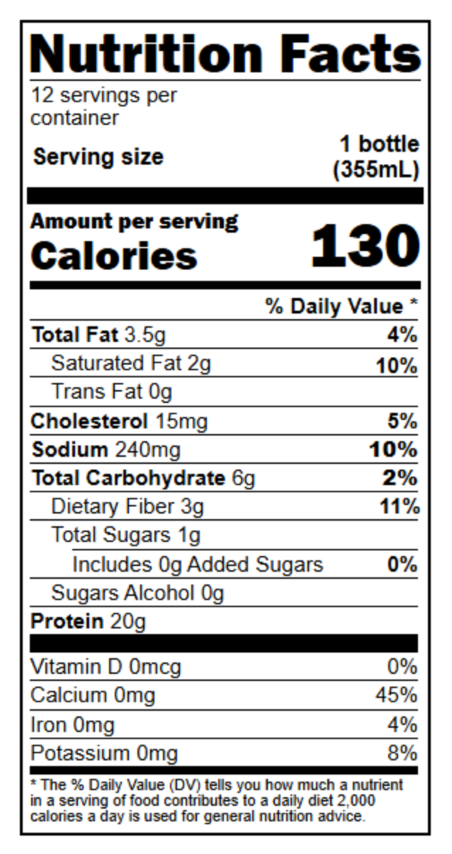 Ready-to-Serve Chocolate Shake- 12oz